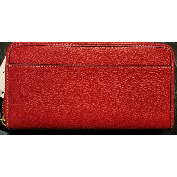 DISNEY COACH 50TH ANNIVERSARY RED LEATHER PATCH WALLET MINNIE MOUSE -nwt - Picture 7 of 9